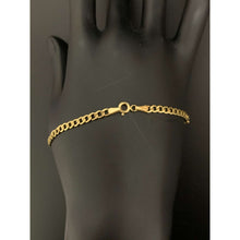 Load image into Gallery viewer, 18K Gold Bracelet Chain Curb 7.5 inches 2.08 grams
