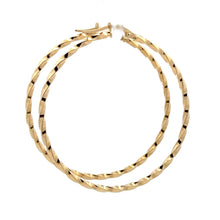 Load image into Gallery viewer, 18K Gold Earrings Hoops Large 1.90 grams - Rafant
