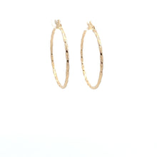 Load image into Gallery viewer, 18K Gold Earrings Hoops Loops Spiral 1.41 grams - Rafant
