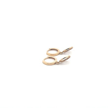 Load image into Gallery viewer, 18K Gold Earrings Round Hoops Dangles
