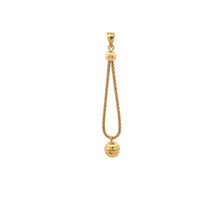 Load image into Gallery viewer, 18K Gold Pendant Charm Ball 0.92 grams - Rafant
