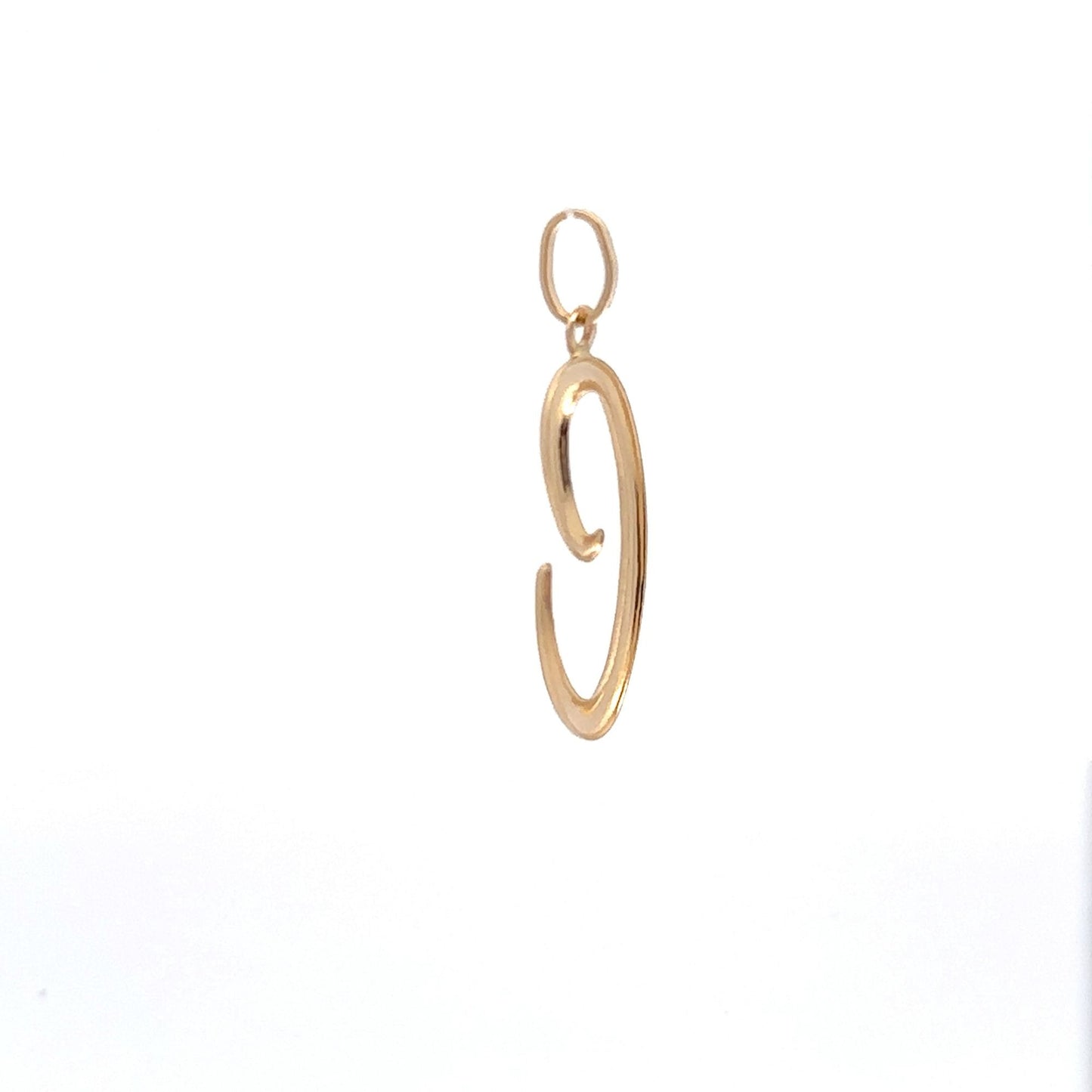 18K Gold Pendant Letter C 1.19 grams Not a Back to Back Design - Rafant