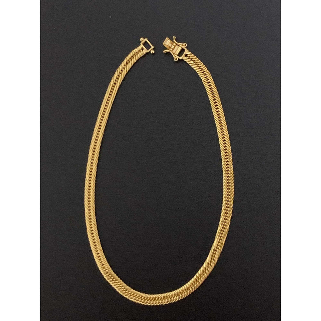 18K Gold Bracelet 7.5 inches 2.58 grams