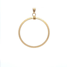 Load image into Gallery viewer, 18K Gold Pendant Round Circle Large 1.22 grams - Rafant
