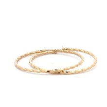 Load image into Gallery viewer, 18K Gold Earrings Hoops Large 1.90 grams - Rafant
