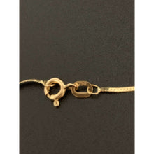 Load image into Gallery viewer, 18K Gold Bracelet Chain Flat Size 7.5 inches 0.85 grams
