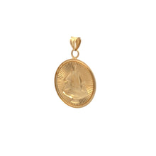 Load image into Gallery viewer, 18K Gold Pendant Round Sto. Nino Religious 1.14 grams - Rafant
