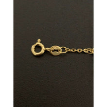 Load image into Gallery viewer, 18K Gold Bracelet 7.5 inches with Open Heart Charms 1.96 grams
