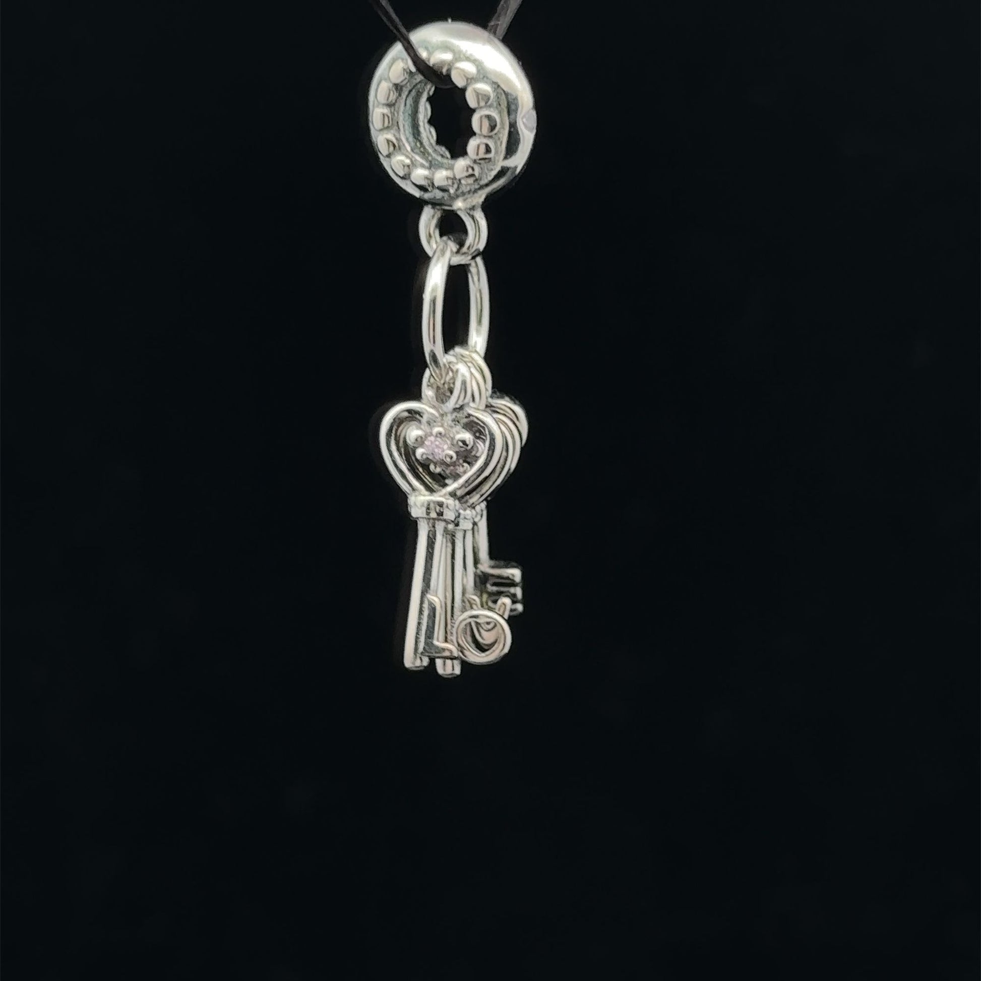 925 Sterling Silver Charm Bead Keys For Charm Bracelet Necklace - Rafant
