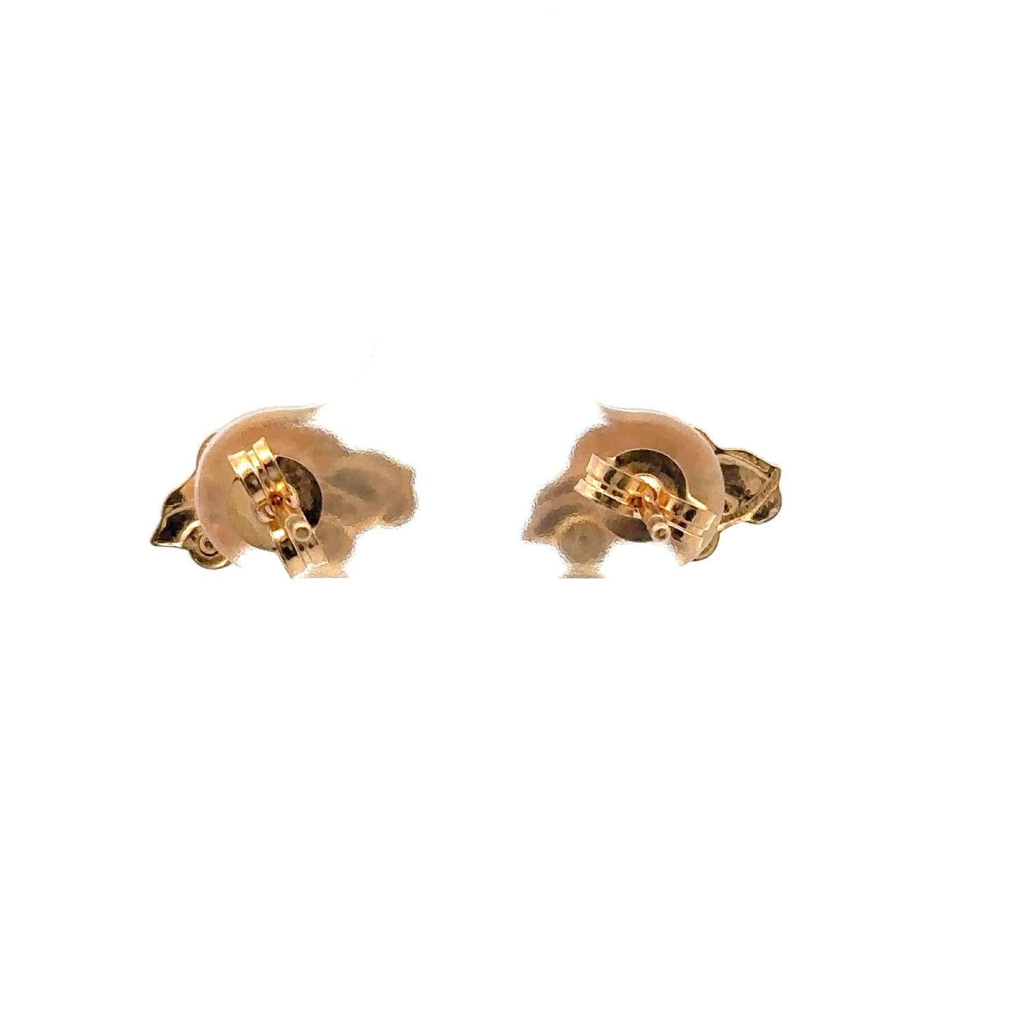 18K Gold Earrings Stud Car 1.47 grams - Rafant