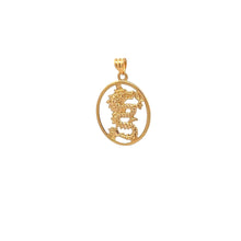 Load image into Gallery viewer, 18K Gold Pendant Charm Dragon Oval - Rafant
