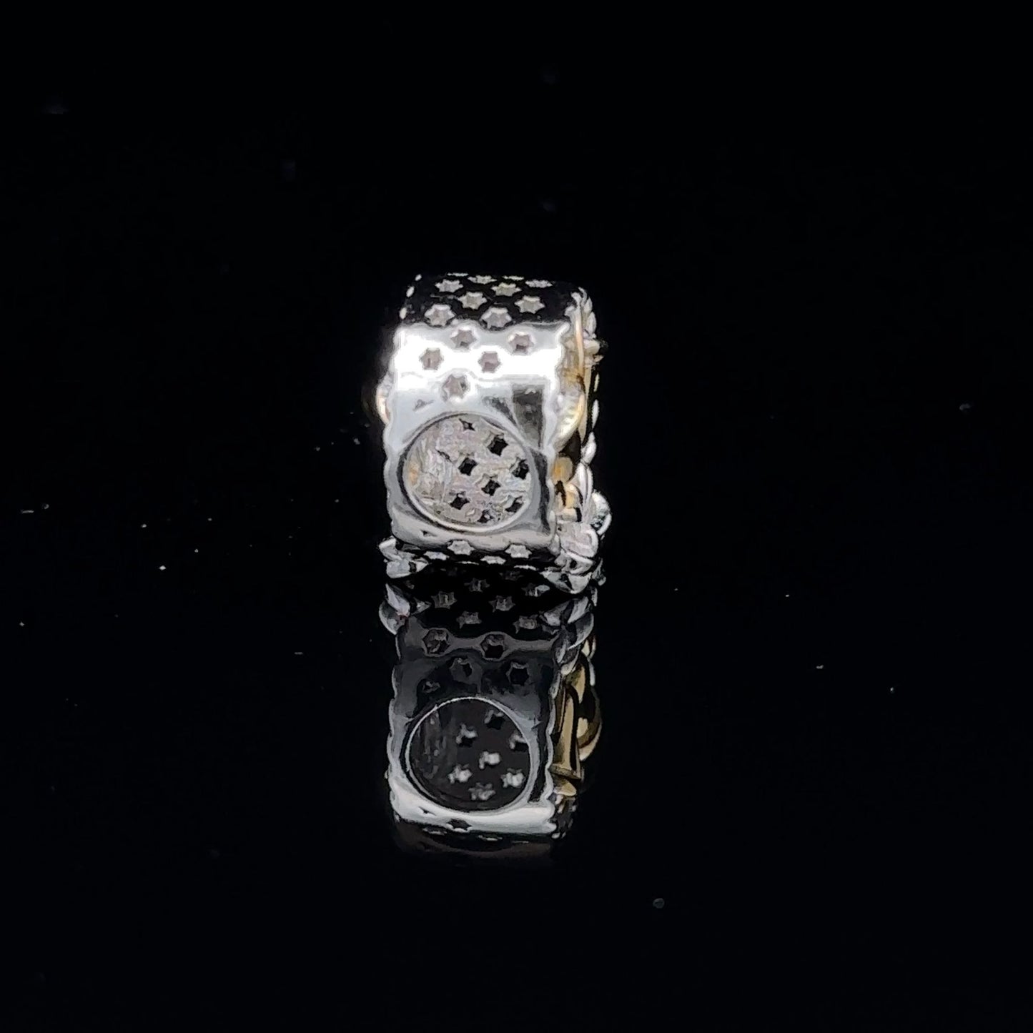 925 Sterling Silver Charm Bead Bells Christmas Holiday For Charm Bracelet Necklace - Rafant