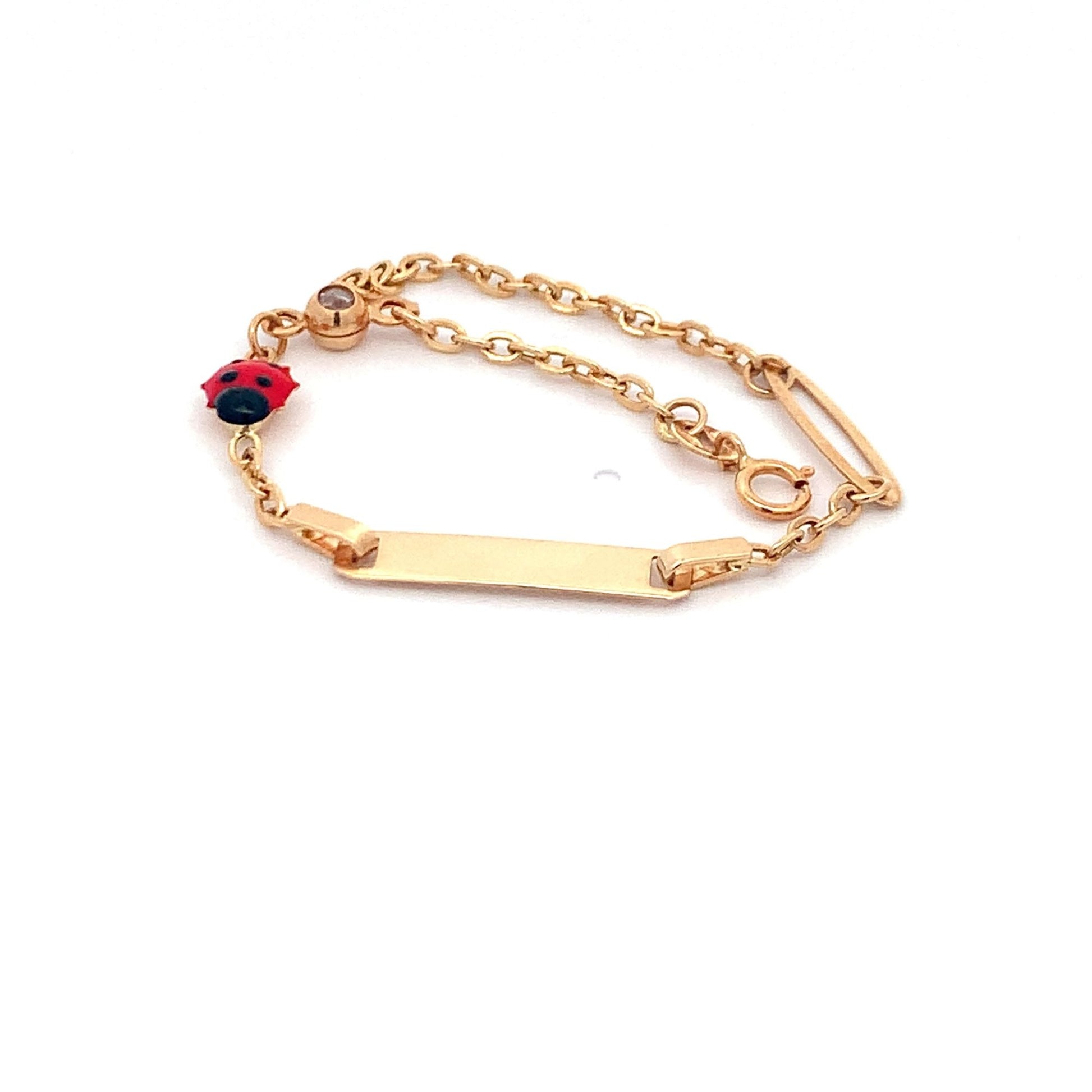 18K Yellow Gold Bracelet Size 5.5 inches - Rafant