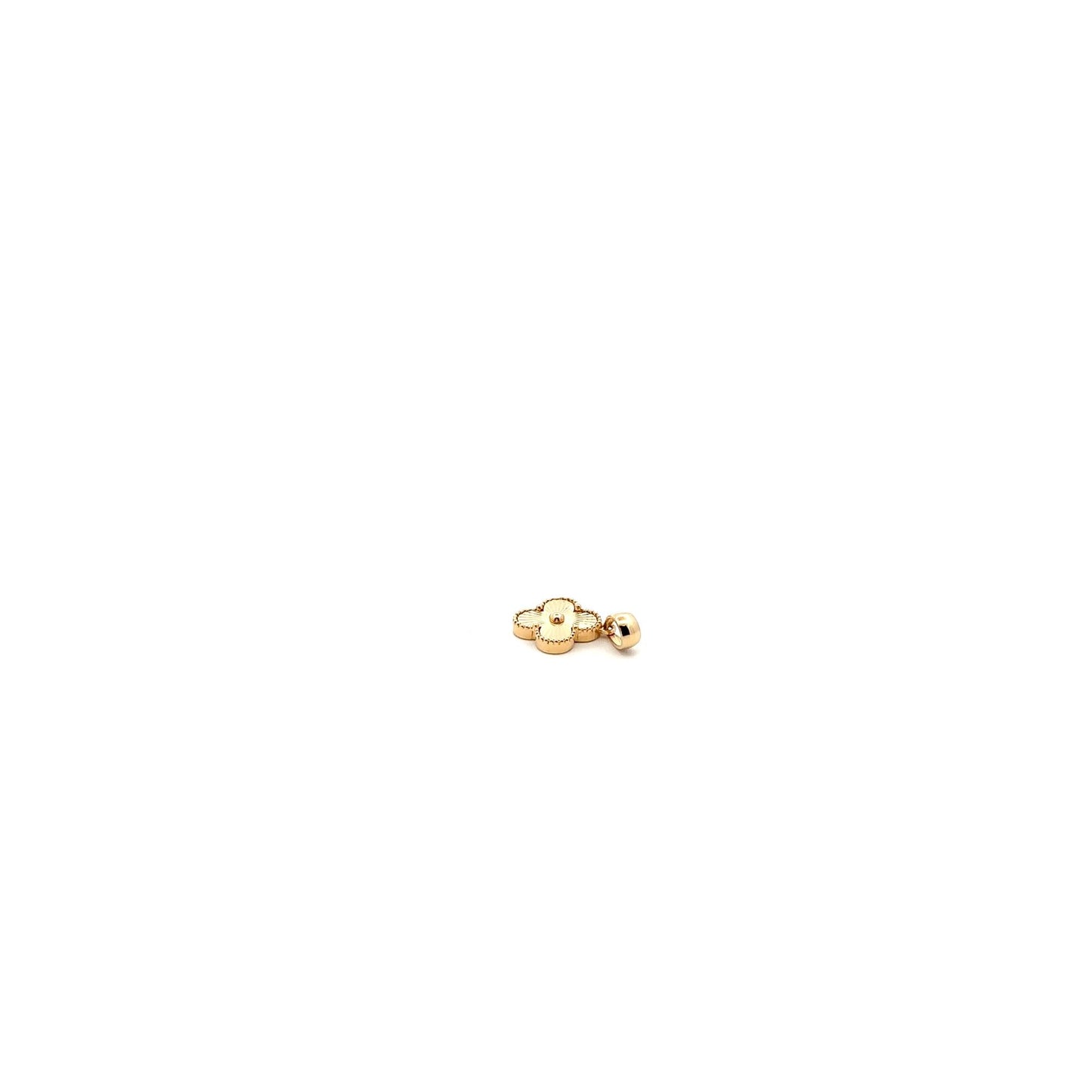 18K Gold Pendant Charm Flower Small - Rafant