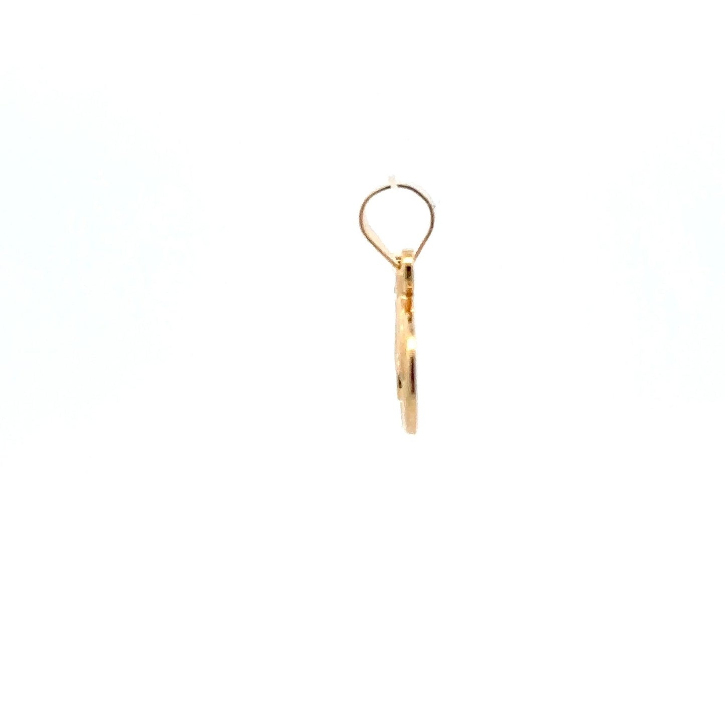 18K Gold Pendant Bicycle 1.92grams - Rafant