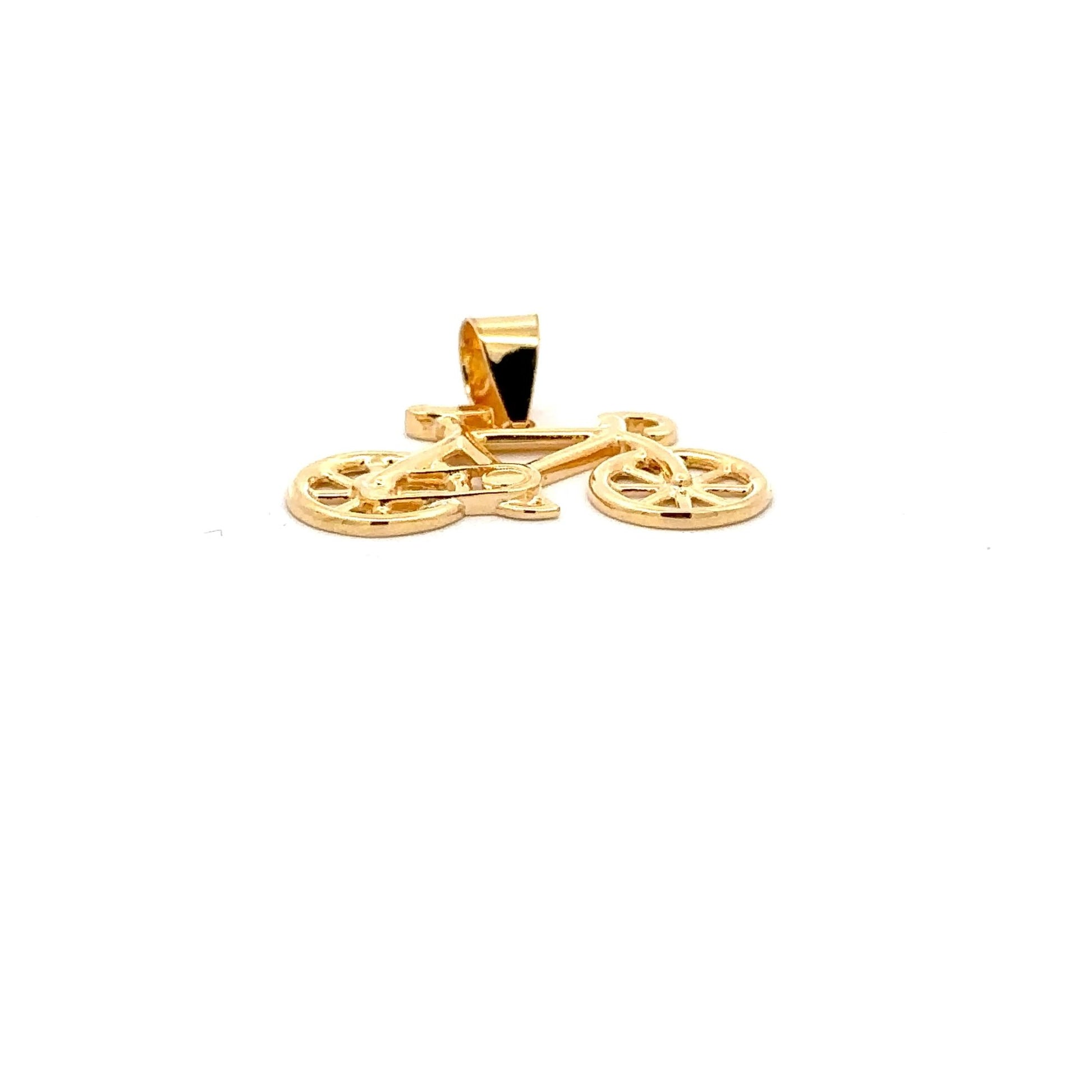18K Gold Pendant Bicycle 1.92grams - Rafant