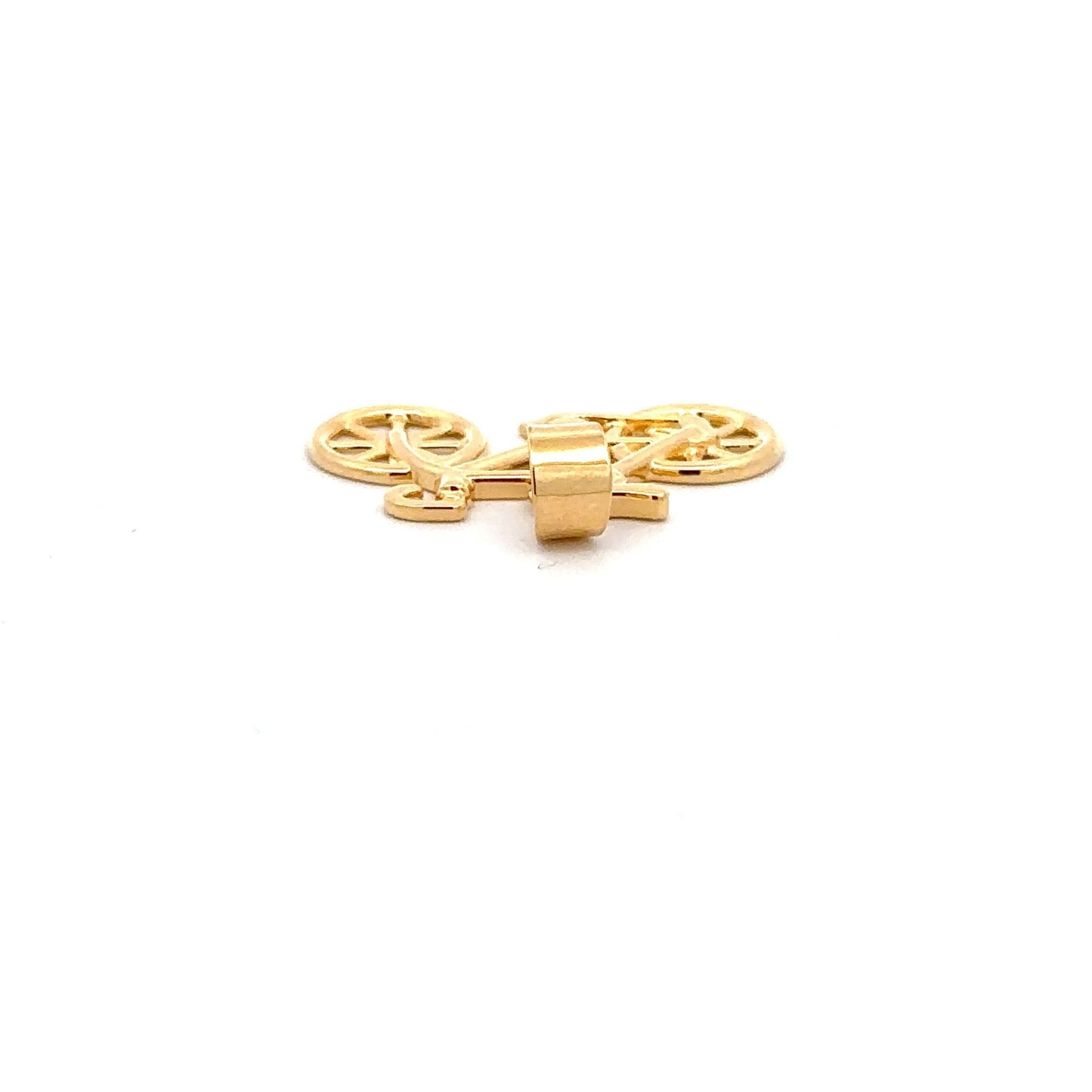 18K Gold Pendant Bicycle 1.92grams - Rafant