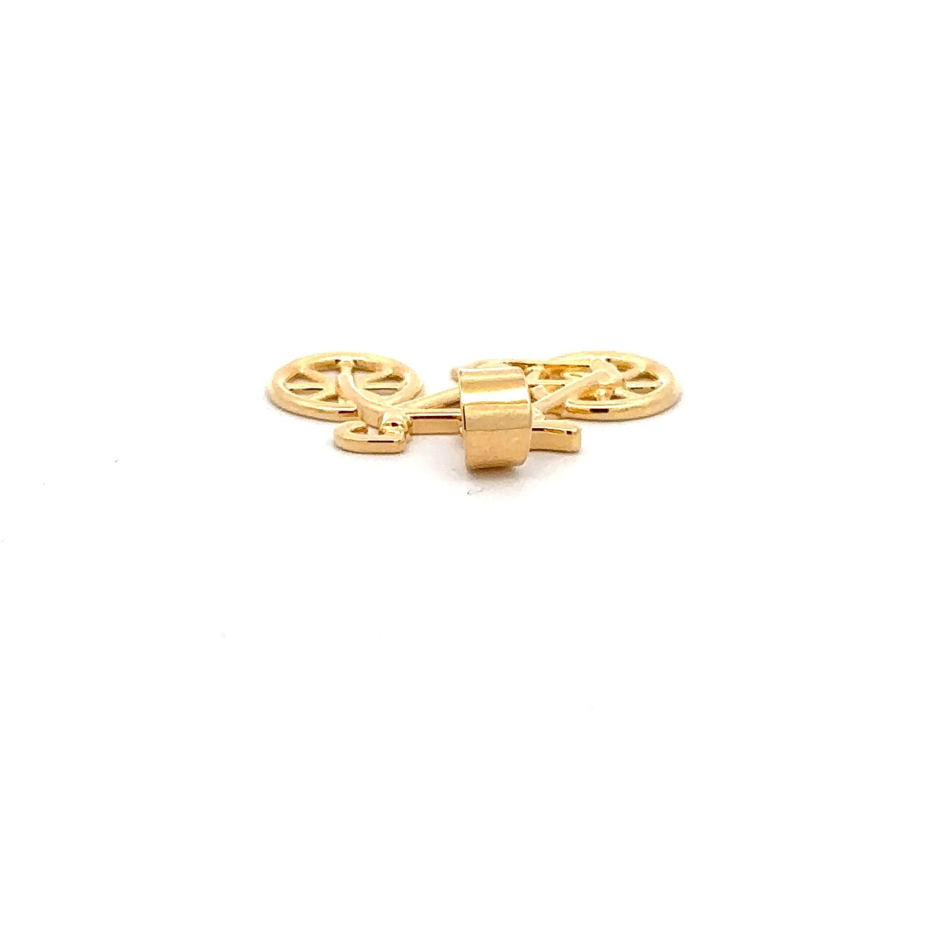 18K Gold Pendant Bicycle 1.92grams - Rafant