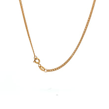 Load image into Gallery viewer, 18K Gold Necklace Chain Curb 17.5 inches 2.21 grams - Rafant
