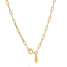 Load image into Gallery viewer, 18K Gold Necklace Chain Paperclip 20 inches 2.28 grams - Rafant
