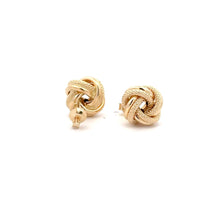 Load image into Gallery viewer, 18K Gold Earrings Knot Stud 2.12 grams - Rafant
