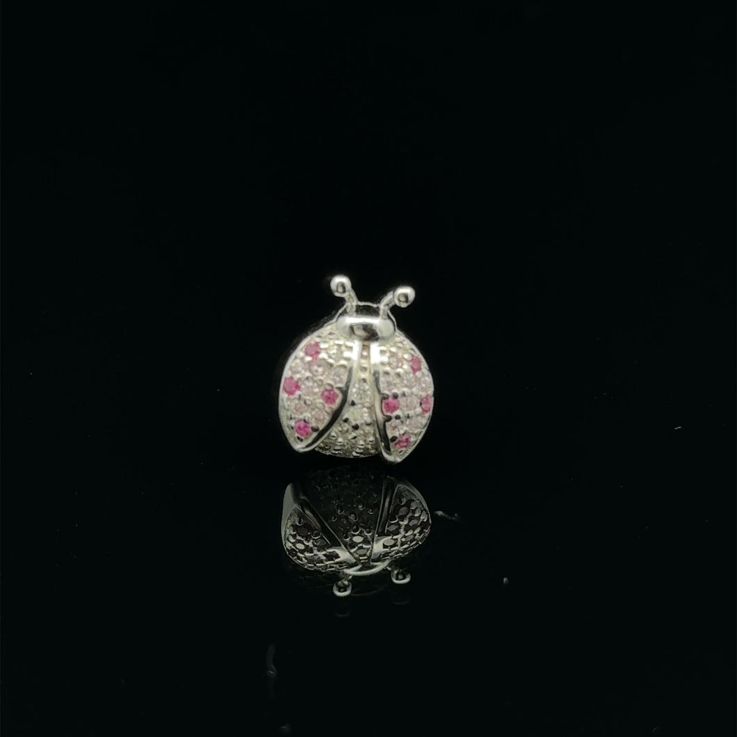 925 Sterling Silver Charm Bead Insect For Charm Bracelet Necklace - Rafant