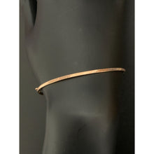 Load image into Gallery viewer, 18K Gold Bracelet Oval Bangle Rose Gold 6 inches Small 2.53 grams - Rafant
