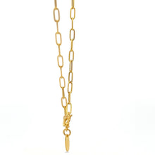 Load image into Gallery viewer, 18K Gold Necklace Chain Paperclip 20 inches 2.28 grams - Rafant
