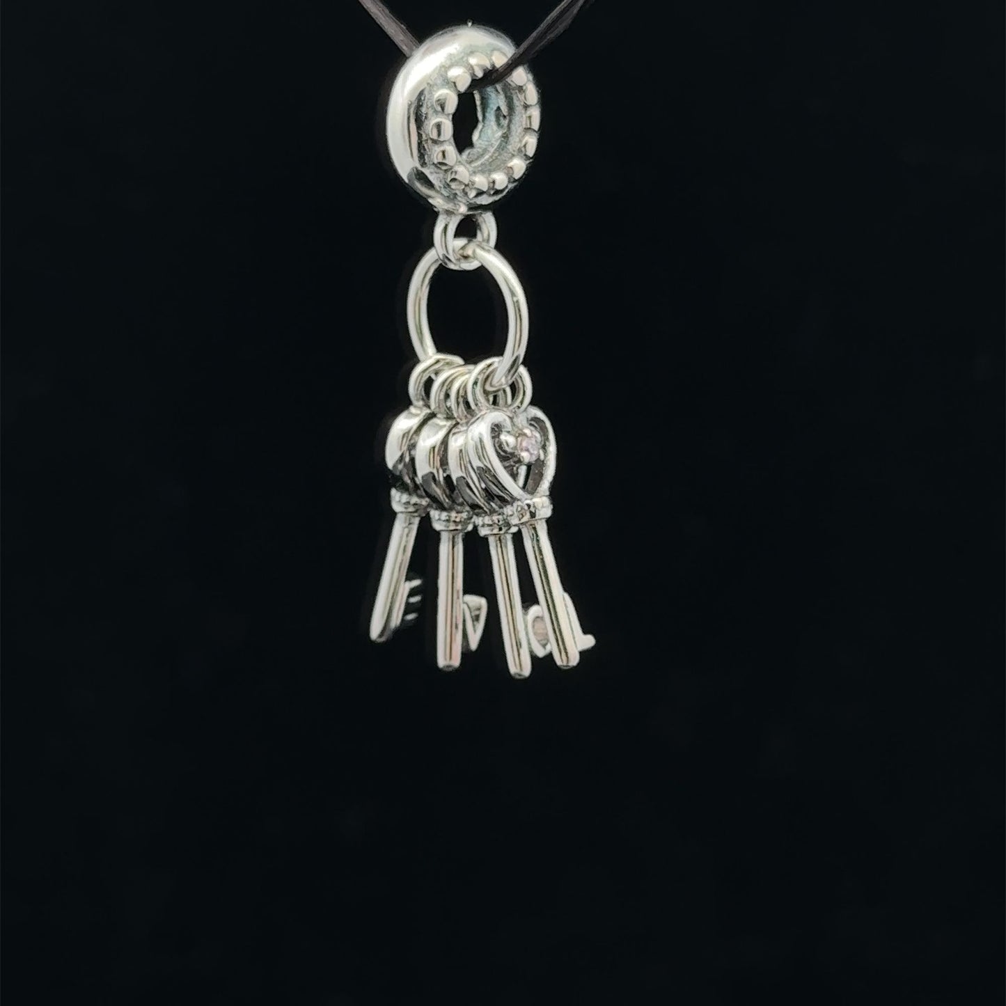 925 Sterling Silver Charm Bead Keys For Charm Bracelet Necklace - Rafant