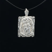 Load image into Gallery viewer, 925 Sterling Silver Pendant Charm Jesus Christ Religious Medalion
