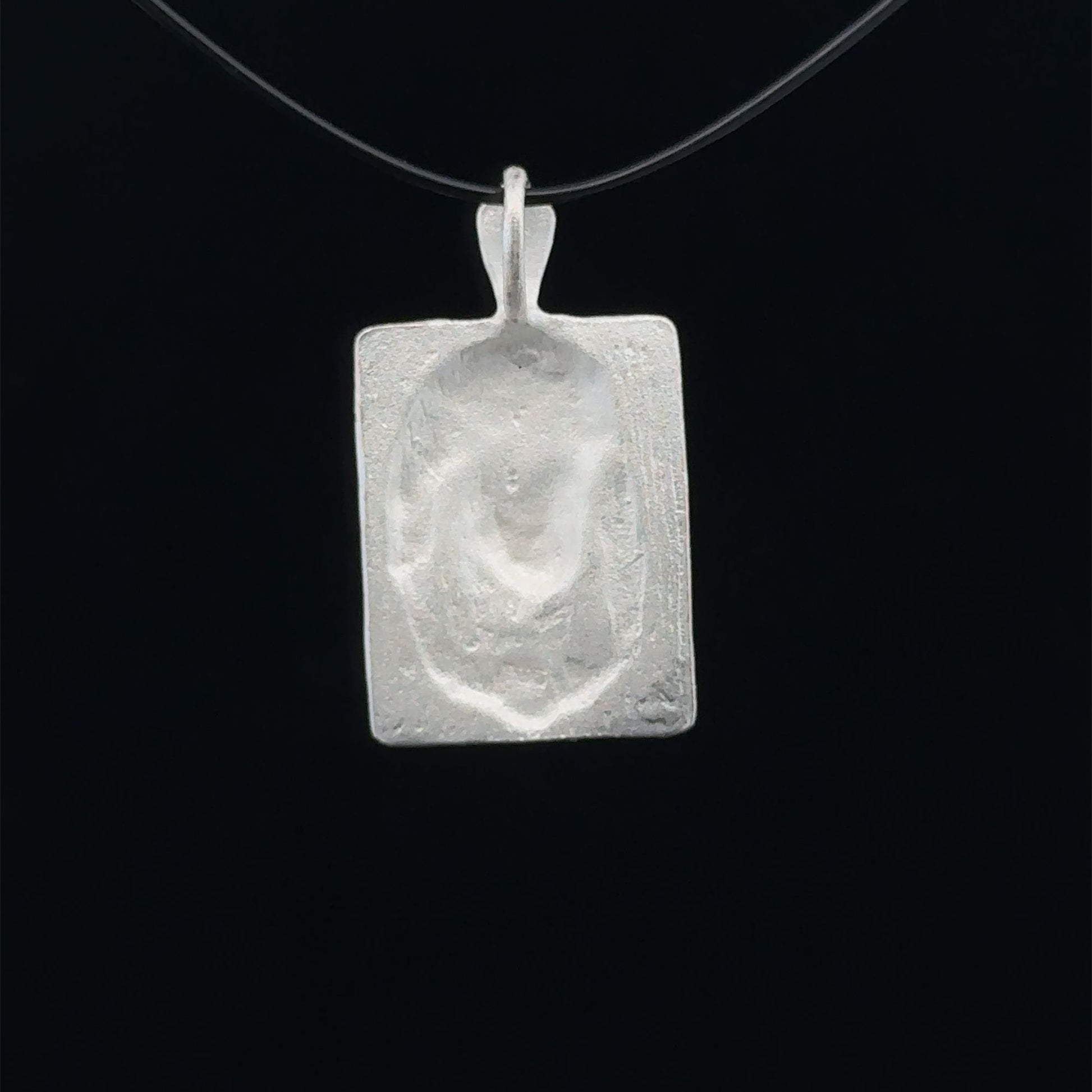 925 Sterling Silver Pendant Charm Jesus Christ Religious Medalion - Rafant