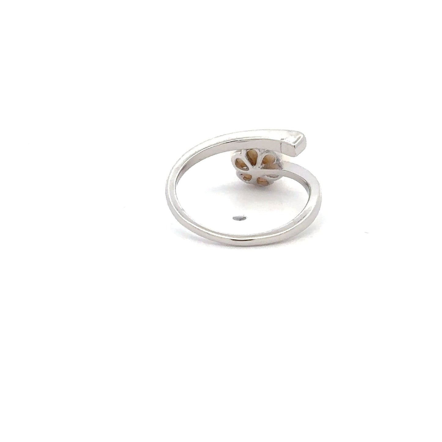 925 Sterling Silver Ring Freshwater Pearl Size 5 - Rafant