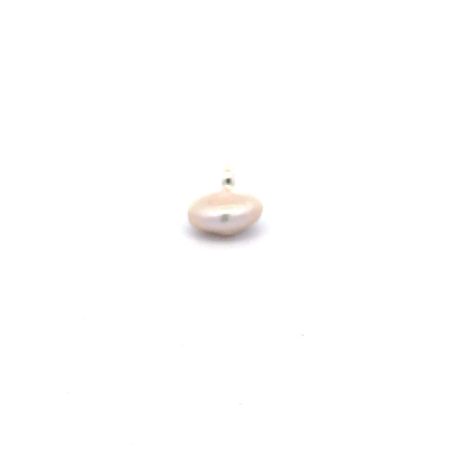 925 Sterling Silver Charm Freshwater Pearl Pendant Charm - Rafant