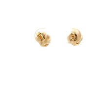 Load image into Gallery viewer, 18K Gold Earrings Stud Knot Small 1.17 grams - Rafant
