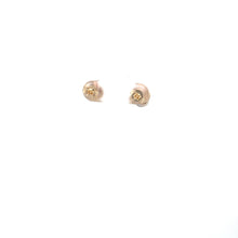 Load image into Gallery viewer, 18K Gold Earrings Stud Knot Small Tricolor - Rafant
