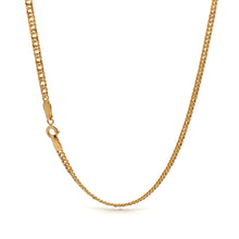 Load image into Gallery viewer, 18K Gold Necklace Chain Curb 21.75 inches 4.43 grams - Rafant
