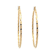 Load image into Gallery viewer, 18K Gold Earrings Hoops Large 1.90 grams - Rafant
