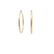 Load image into Gallery viewer, 18K Gold Earrings Hoops Loops Large 1.93 grams - Rafant
