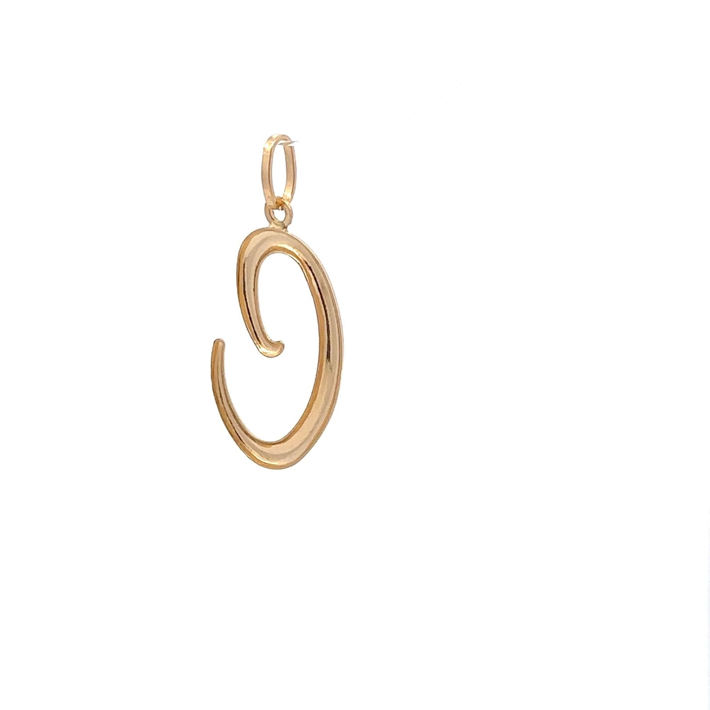 18K Gold Pendant Letter C 1.19 grams Not a Back to Back Design - Rafant