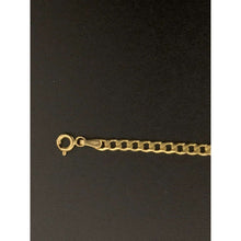 Load image into Gallery viewer, 18K Gold Bracelet Chain Curb 7.5 inches 2.08 grams
