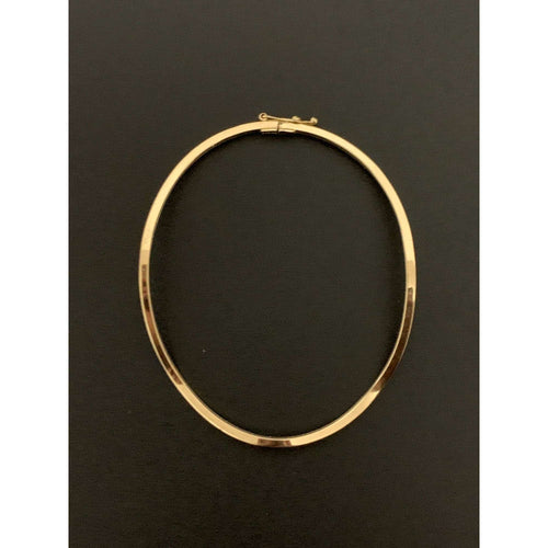 18K Gold Bracelet Bangle Clip Size 6.5 inches 2.02 grams