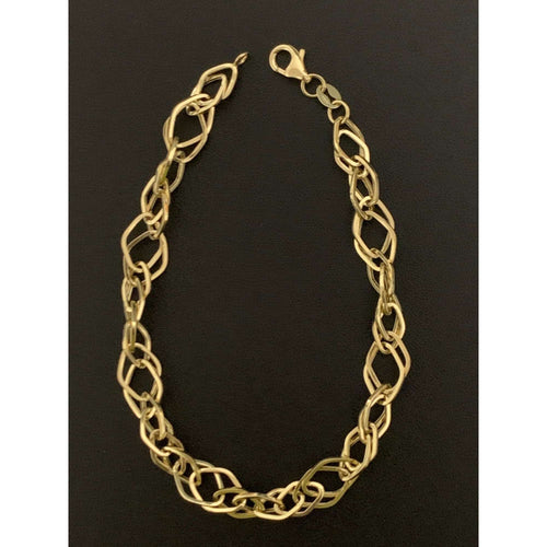 18K Gold Bracelet Chain Link 3.86 grams 8 inches