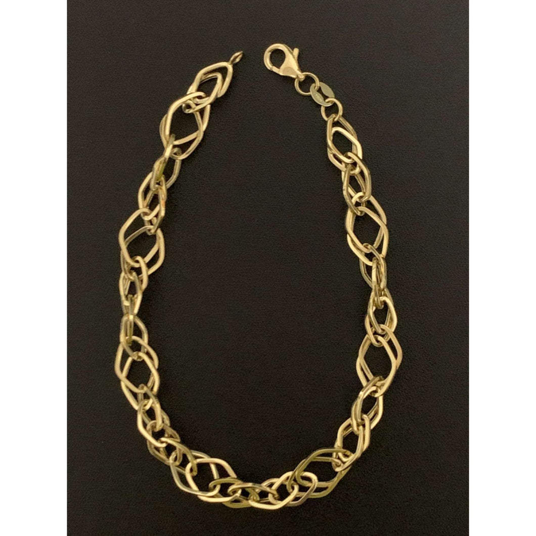 18K Gold Bracelet Chain Link 3.86 grams 8 inches