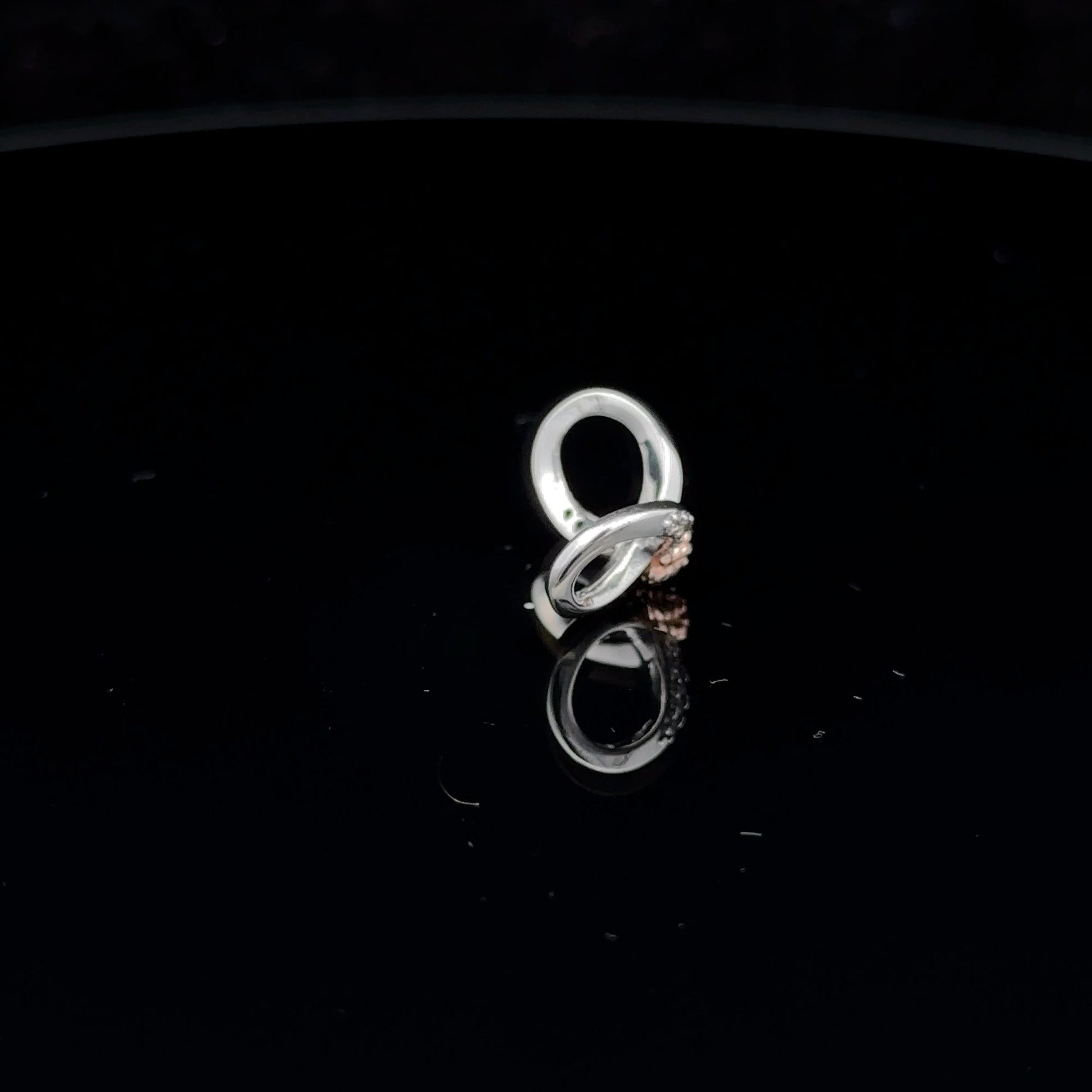 925 Sterling Silver Charm Bead Infinity Flower For Charm Bracelet Necklace - Rafant