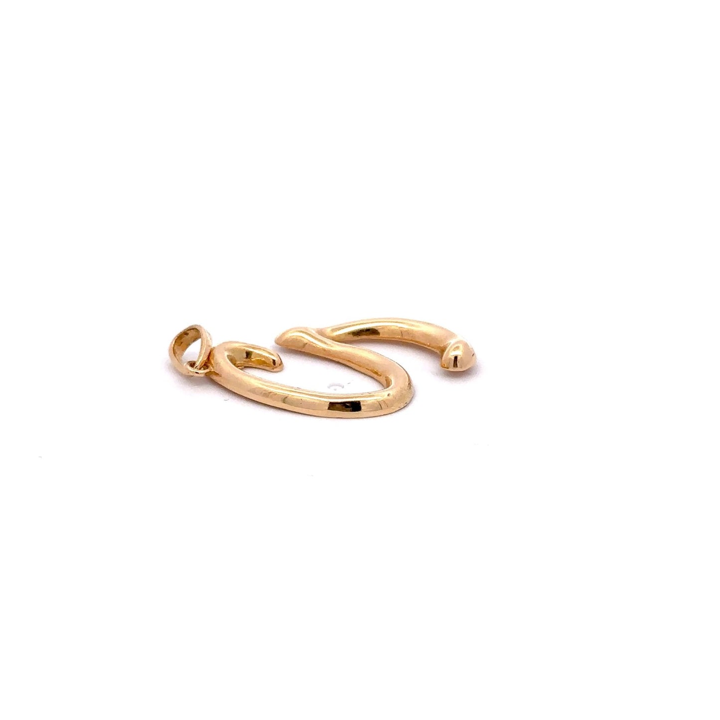 18K Gold Pendant Letter G Initial 2.20 grams - Rafant