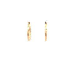 Load image into Gallery viewer, 18K Yellow Gold Earrings Hoops 1 gram - Rafant

