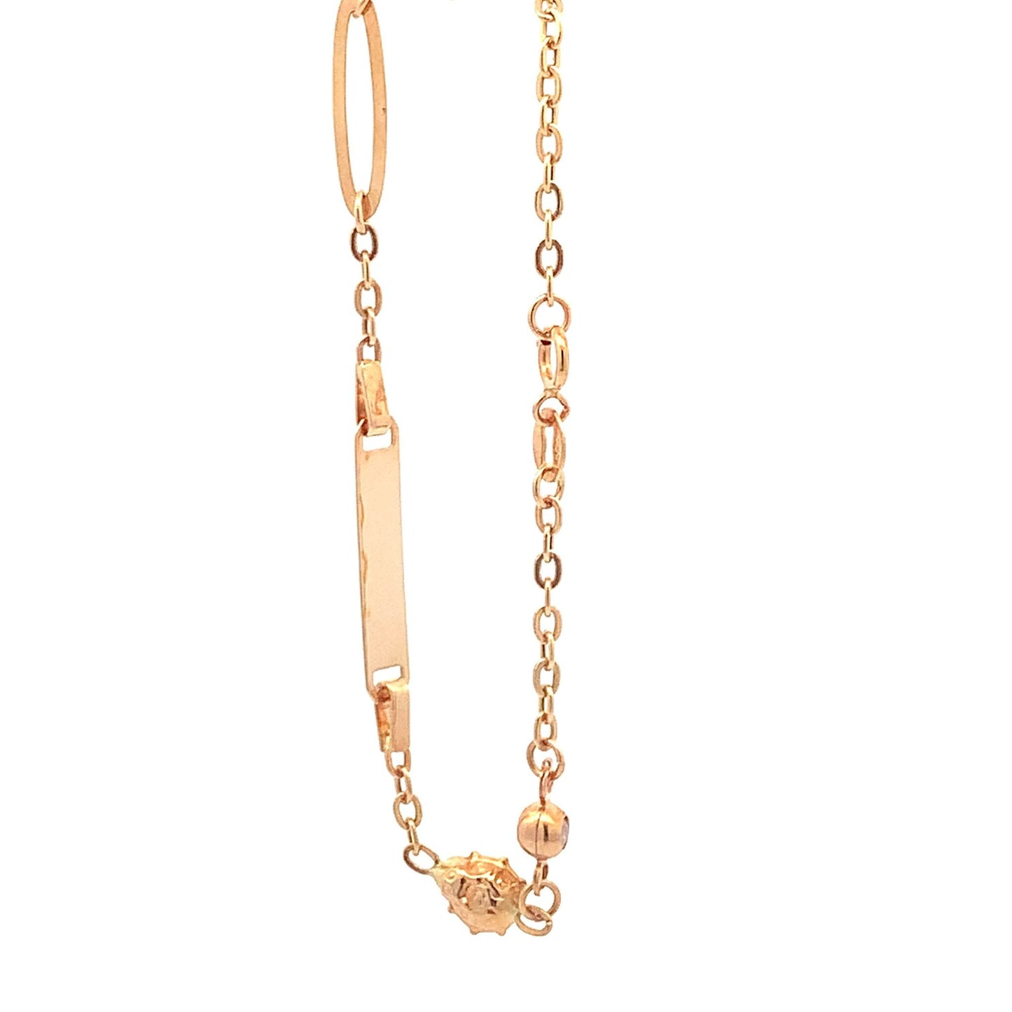 18K Yellow Gold Bracelet Size 5.5 inches - Rafant
