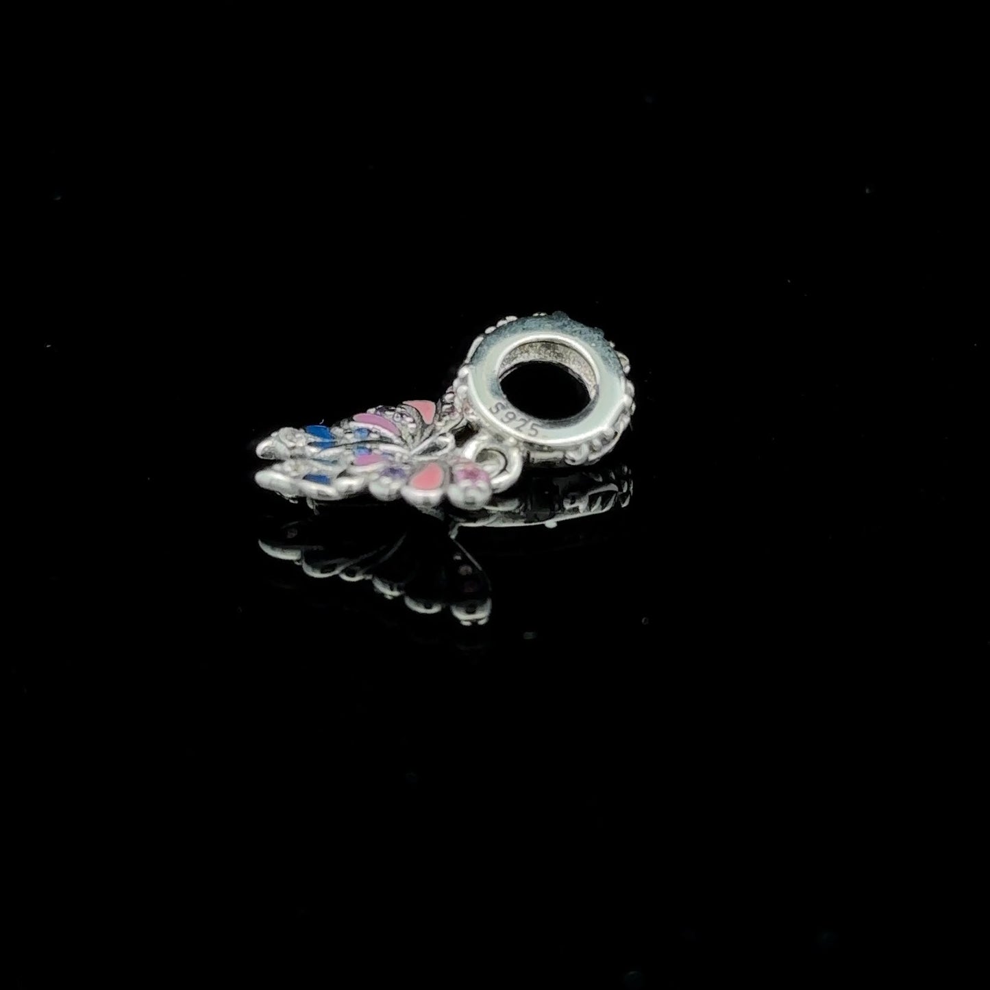 925 Sterling Silver Charm Bead Butterfly for Charm Bracelet Necklace - Rafant