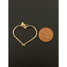 Load image into Gallery viewer, 18K Gold Pendant Open Heart 0.99 grams - Rafant
