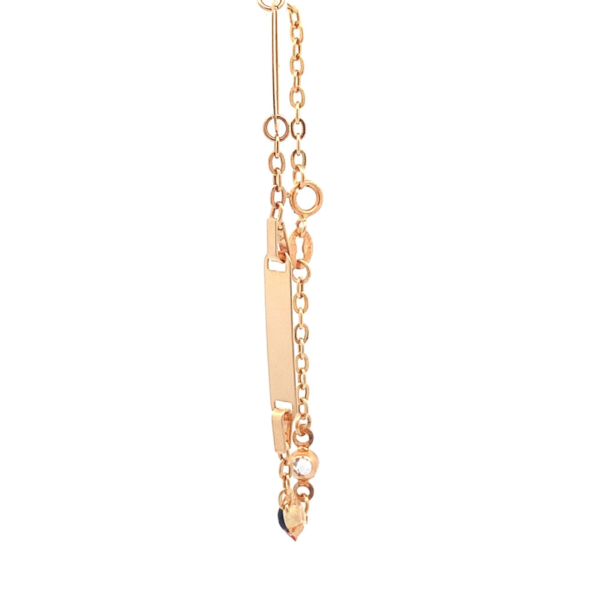 18K Yellow Gold Bracelet Size 5.5 inches - Rafant